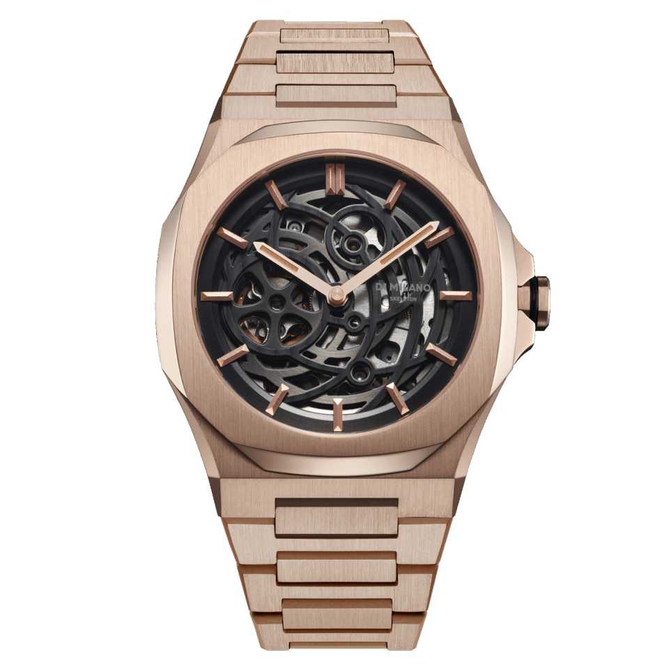 D1 MILANO - OROLOGIO SKELETON BRACELET 41.5 MM SKBJ12