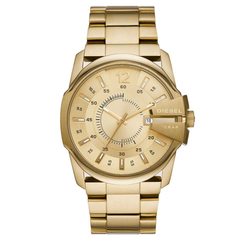 DIESEL -MASTER CHIEF GOLD WATCH