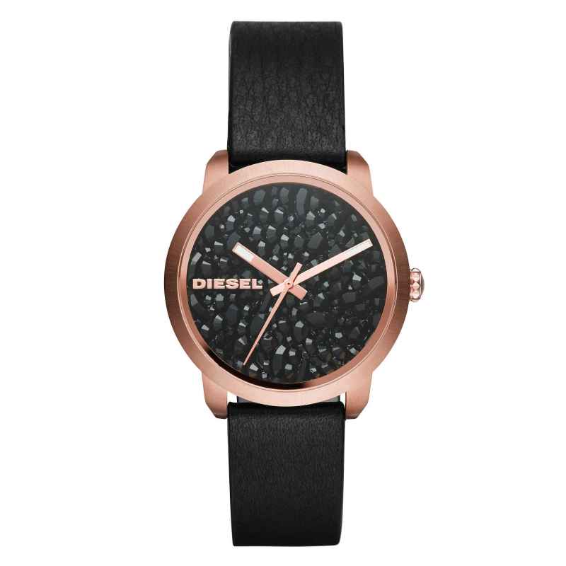 DIESEL - OROLOGIO FLARE CON CINTURINO IN PELLE