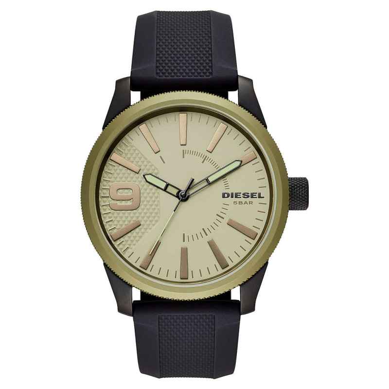 DIESEL - OROLOGIO RASP CON CINTURINO IN SILICONE