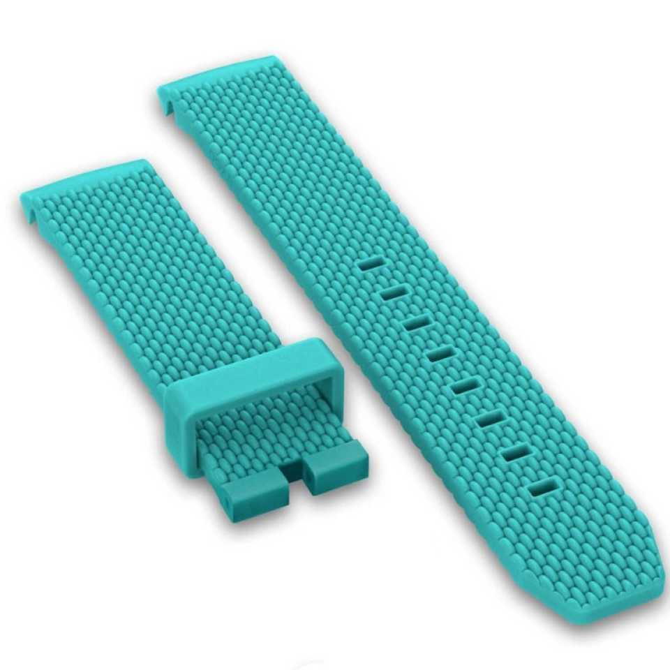 DOXA - CINTURINO IN CAUCCIU' TURCHESE 799.10.25-RUB