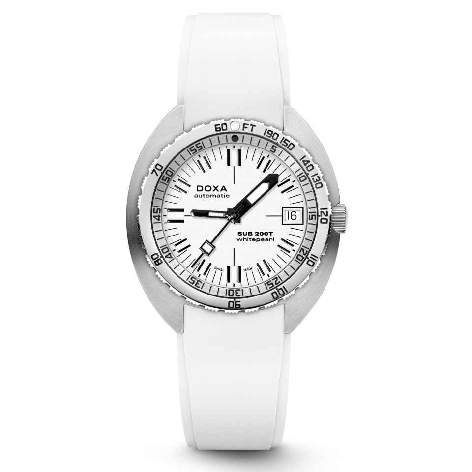 Doxa - Sub 200T Whitepearl Watch 804.10.011.23