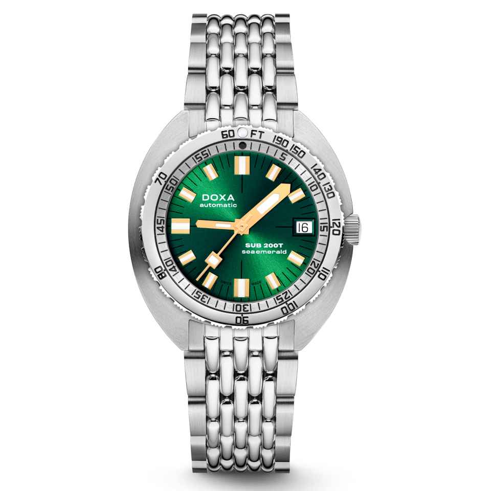 Doxa - Sub 200T Sea Emerald Sunray Watch 804.10.131S.10