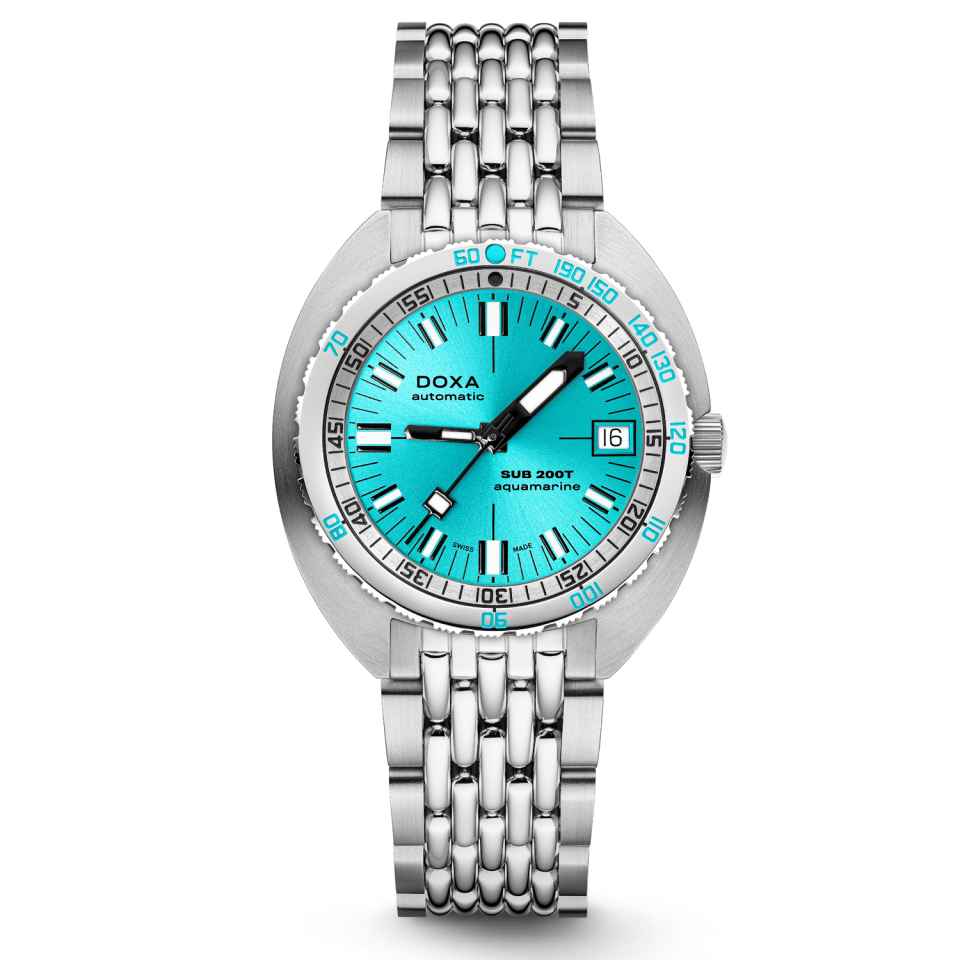 Doxa - Sub 200T Aquamarine Sunray Watch 804.10.241S.10