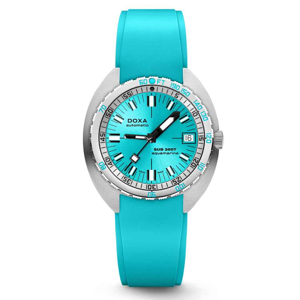 Doxa - Sub 200T Aquamarine Sunray Watch 804.10.241S.25