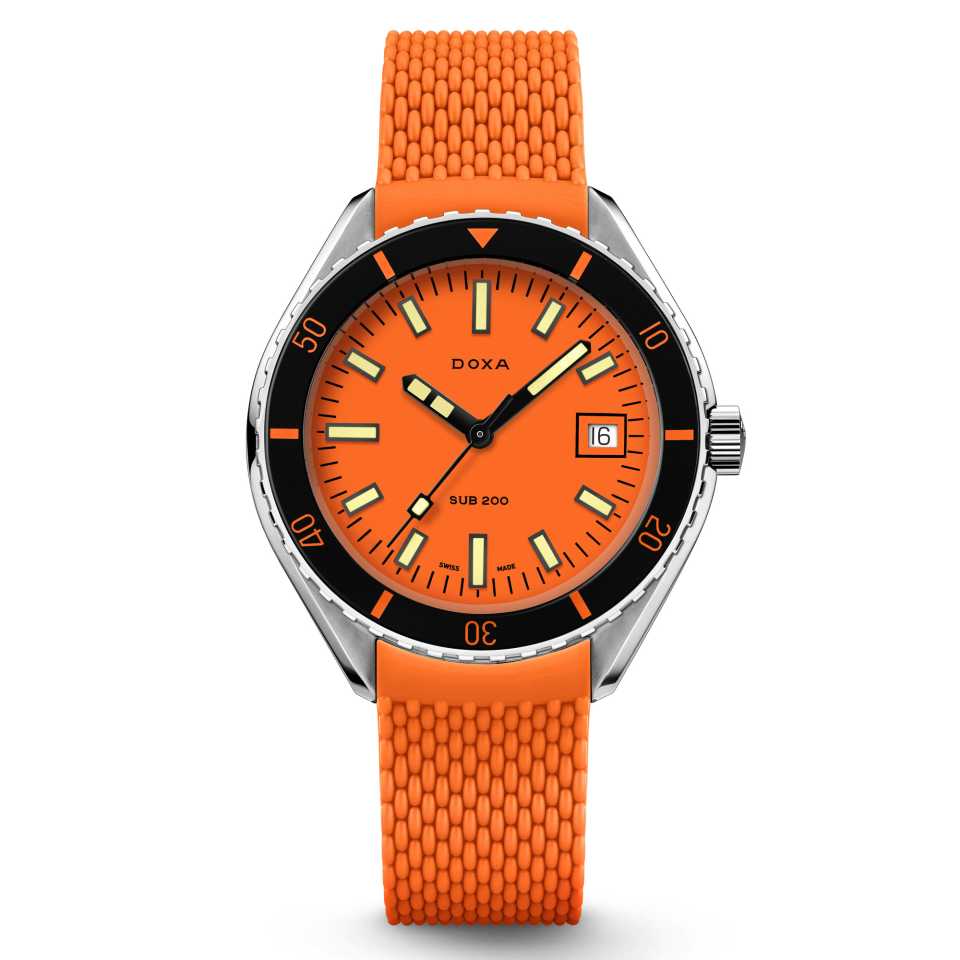 DOXA - SUB 200 PROFESSIONAL RUBBER WATCH