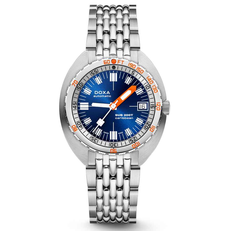 Doxa - Sub 200T Caribbean Sunray Watch 804.10.201S.10