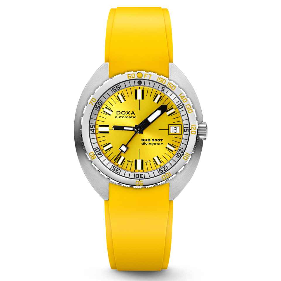 Doxa - Sub 200T Divingstar Sunray Watch 804.10.361S.31