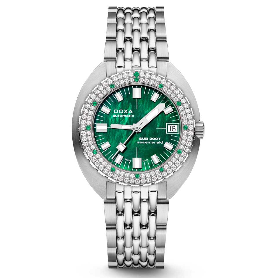 DOXA - OROLOGIO SUB 200T DIAMONDS SEA EMERALD