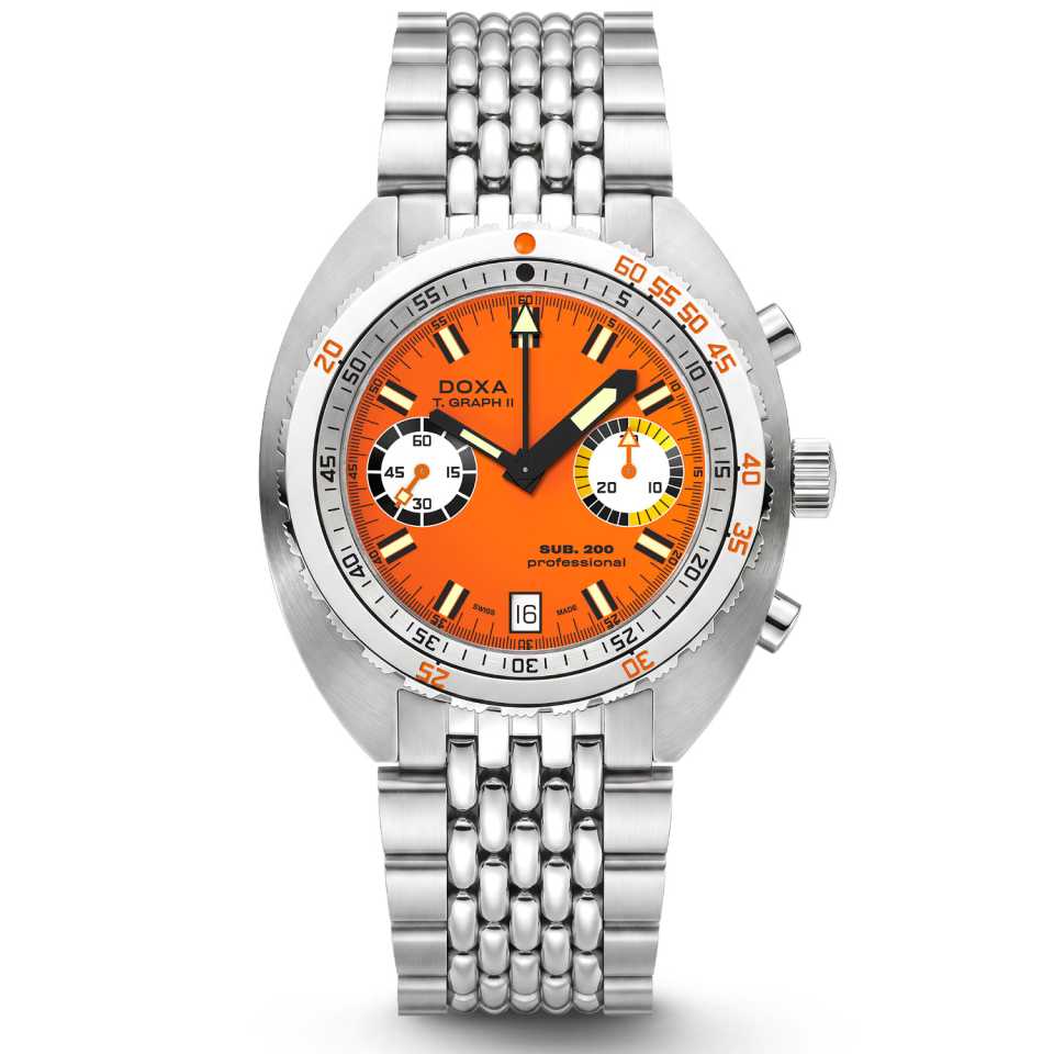 DOXA - SUB 200 T-GRAPH II PROFESSIONAL BRACELET WATCH