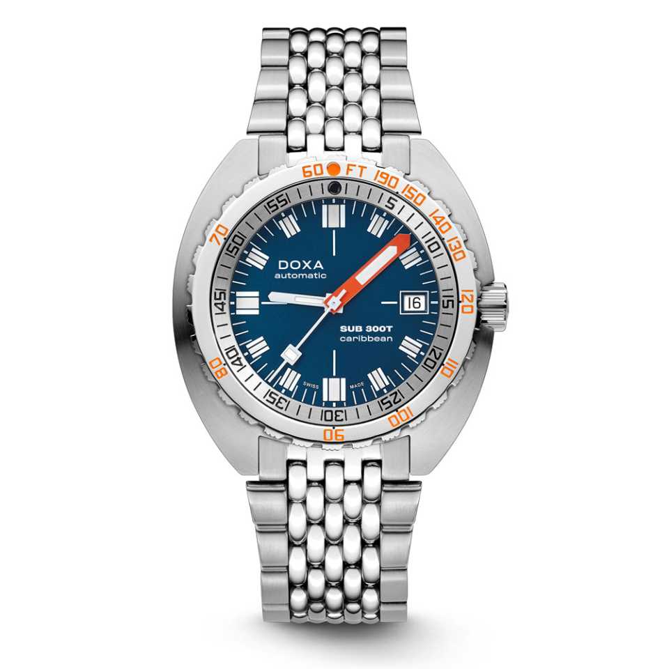 DOXA - SUB 300T CARIBBEAN BRACELET WATCH