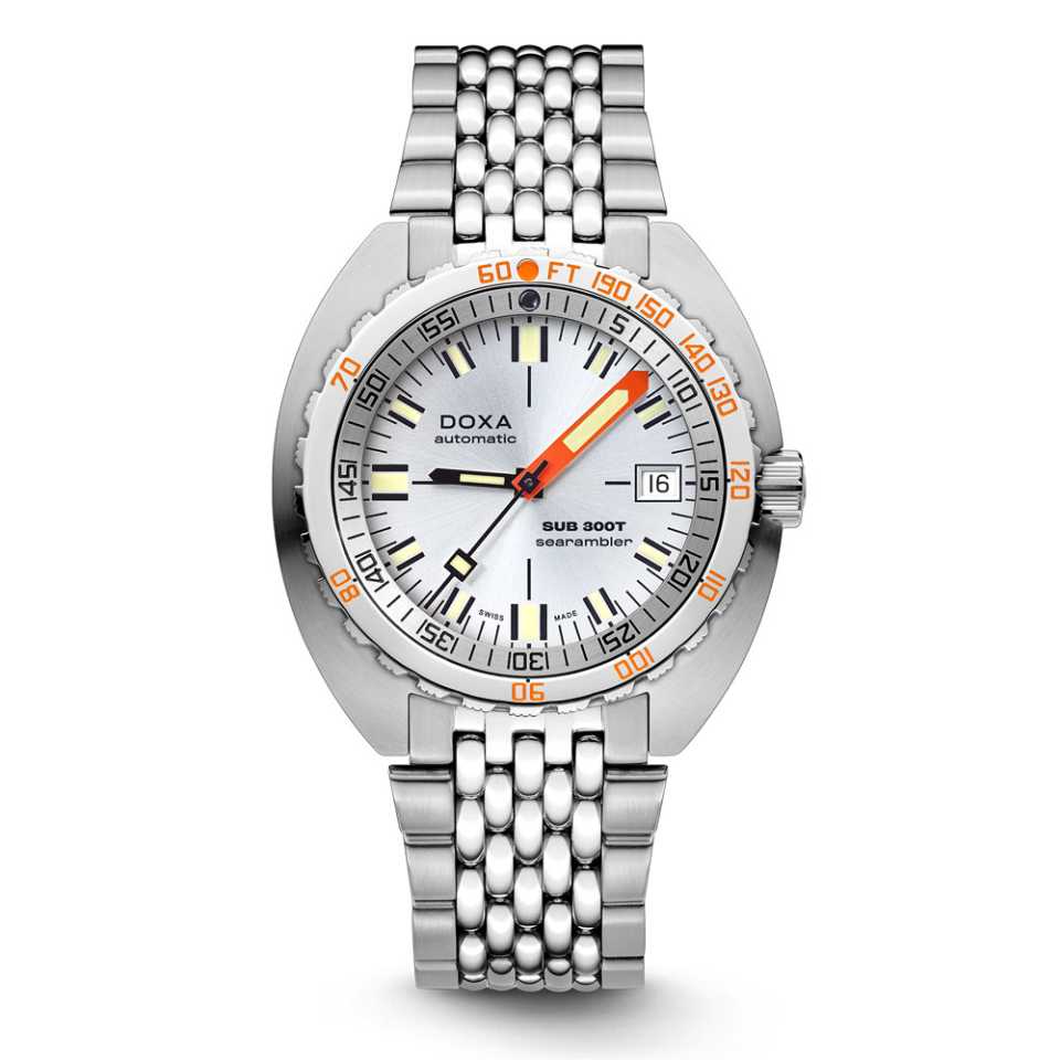 DOXA - SUB 300T SEARUMBLER BRACELET WATCH