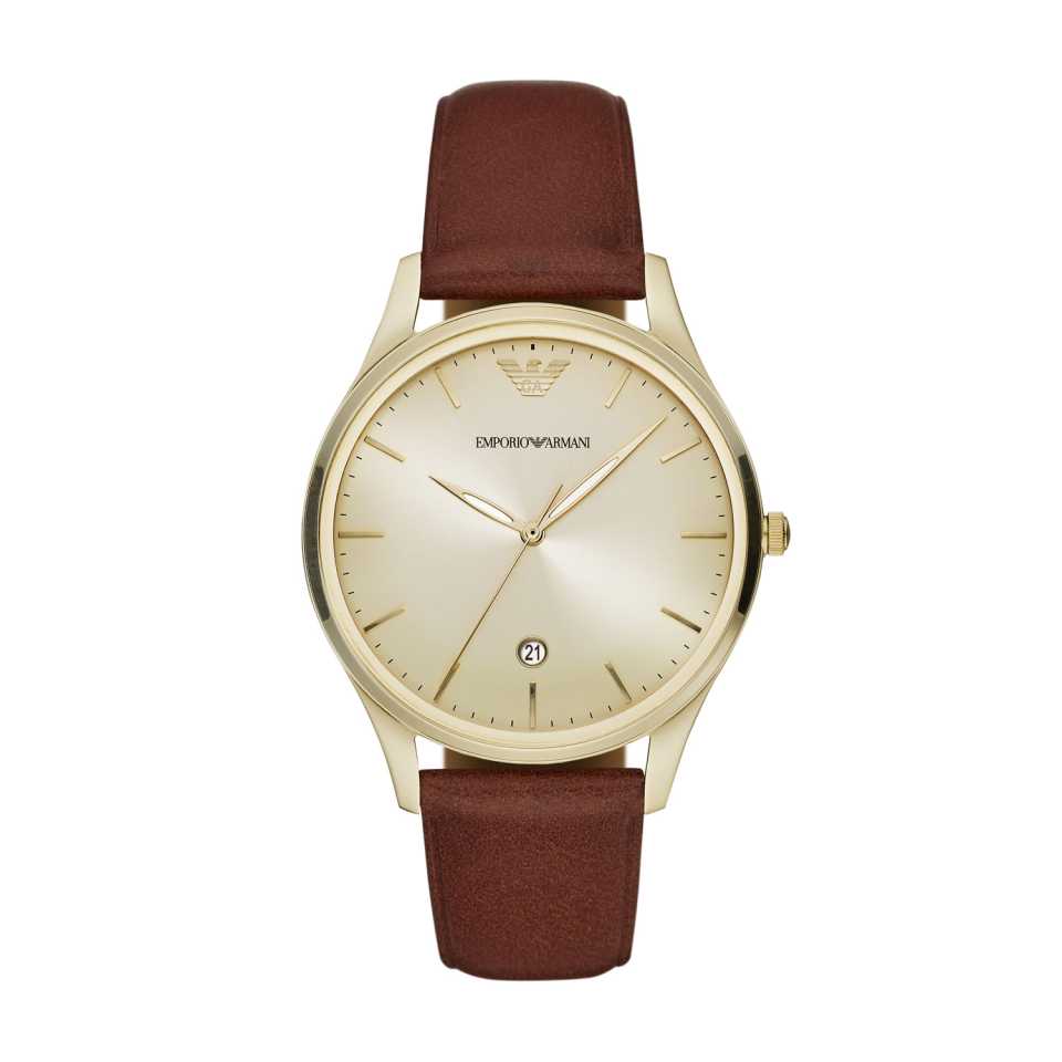 EMPORIO ARMANI -CLASSIC MAN WATCH GOLD 