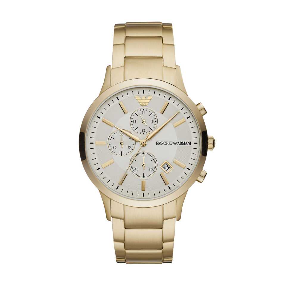 EMPORIO ARMANI - CHRONO. GOLD WATCH