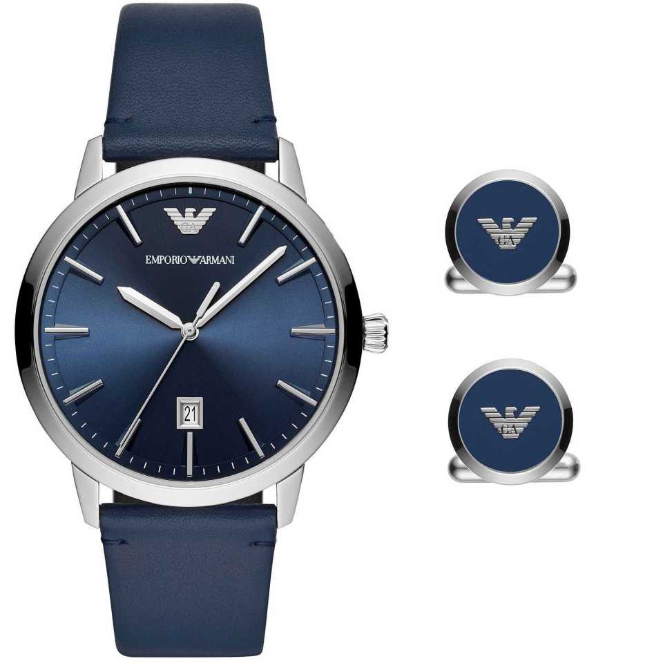 EMPORIO ARMANI - OROLOGIO + GEMELLI