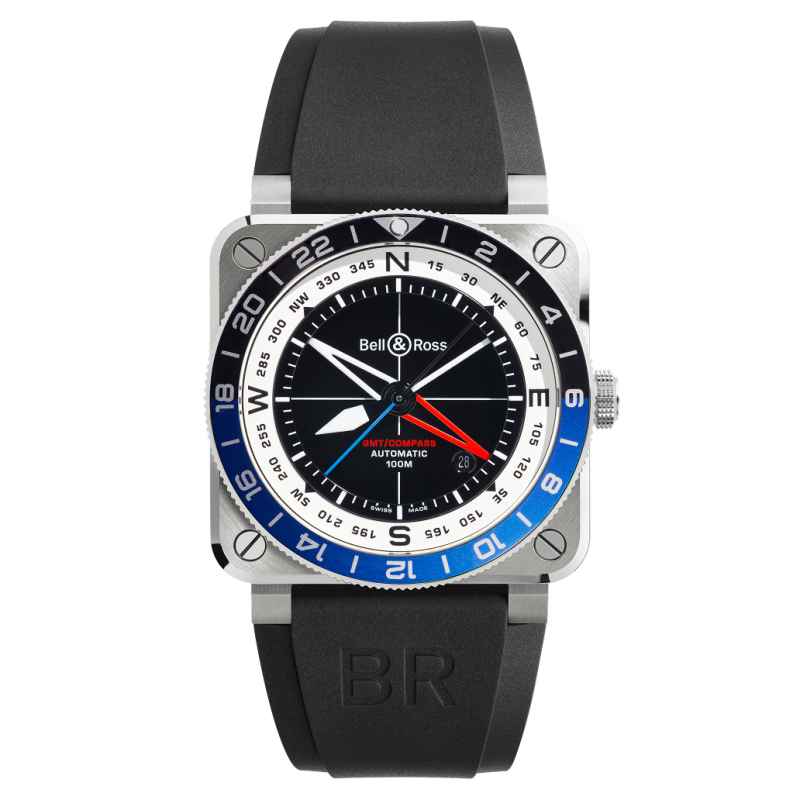 BELL &amp; ROSS - BR-03 GMT COMPASS WATCH