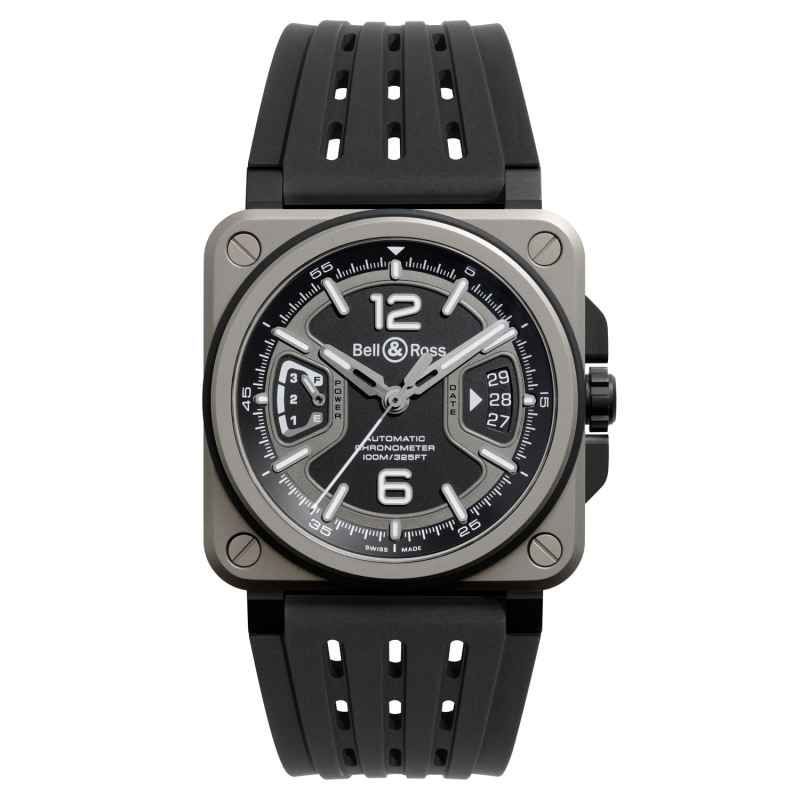 BELL &amp; ROSS - BR-X3 BLACK TITANIUM WATCH