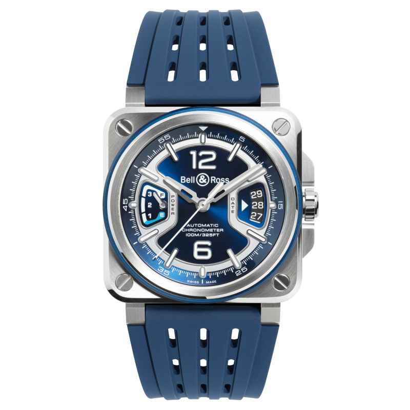 BELL &amp; ROSS - BR-X3 BLUE STEEL BRX3R-BLU-ST/SRB WATCH