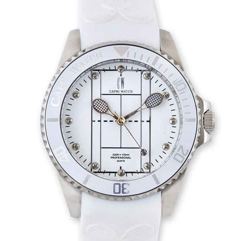 CAPRI WATCH - TENNIS 40MM WHITE WATCH 5592