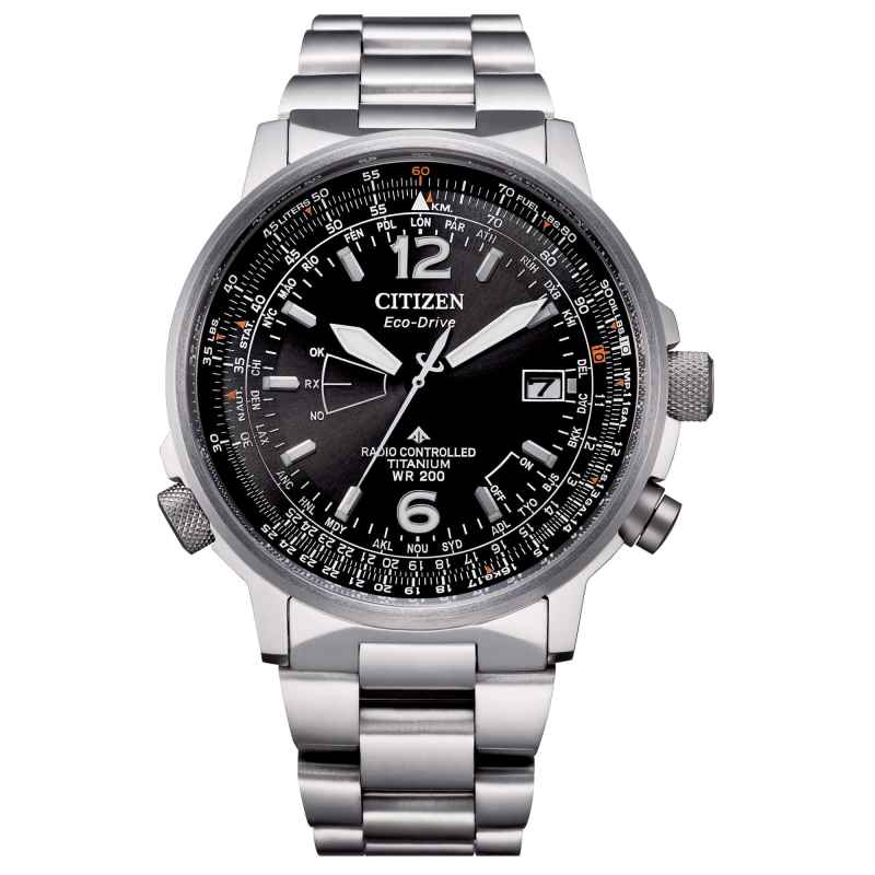 CITIZEN - PILOT TITANIUM RADIO CONTROLLED WATCH