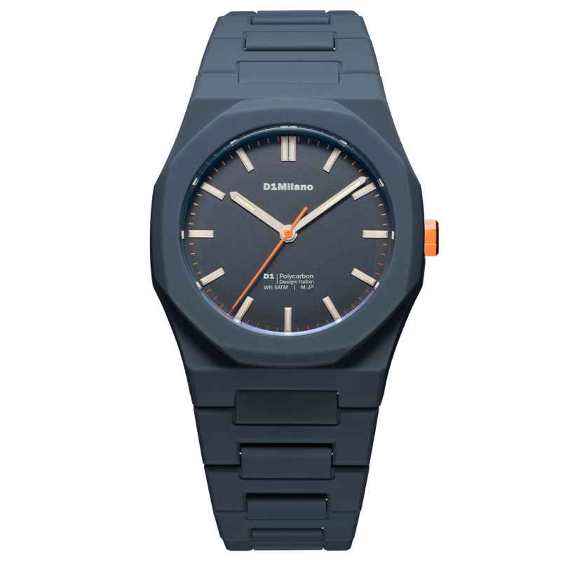 D1 MILANO - POLYCARBON BLUE WATCH