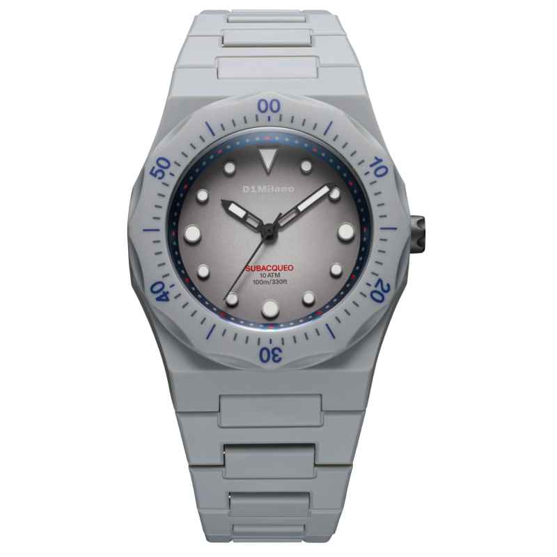 D1 MILANO - POLYCARBON DIVER GREY WATCH