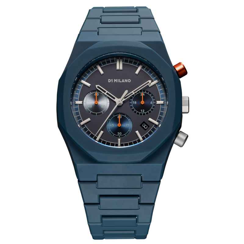 D1 MILANO - POLYCHRONO NEPTUNE BLUE WATCH