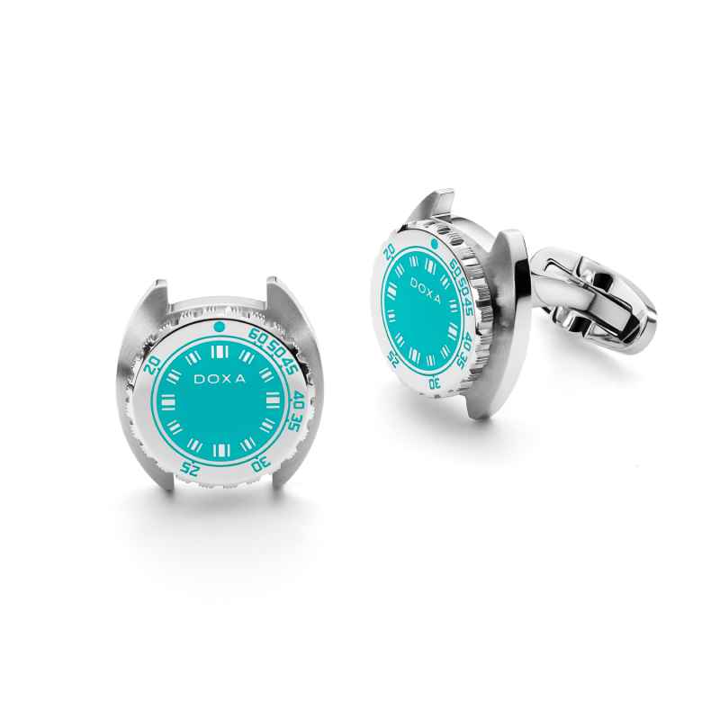 DOXA - CUFFLINKS AQUAMARINE