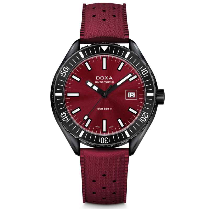 Doxa - Sub 200 II Redcoral Rubber Watch