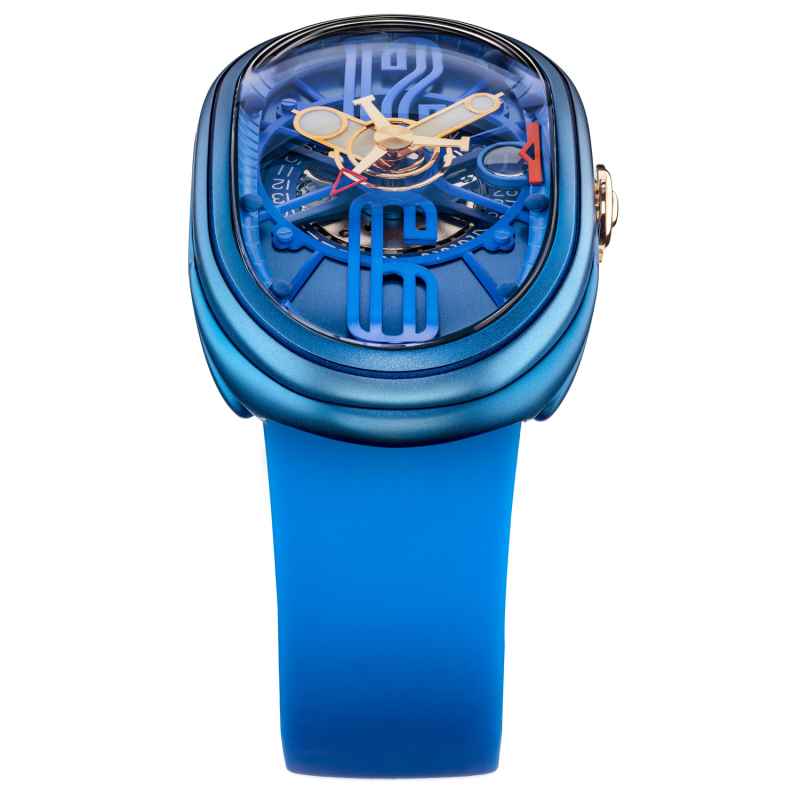 GRIMOLDI - GTO BL M BL 612BL-1 SILICONE BLU PORTOFINO WATCH