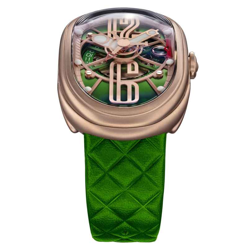 GRIMOLDI - GTO RG M GR 612PK GREEN TEA WATCH