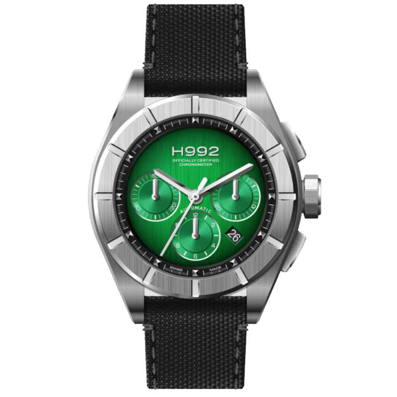 H992 - H3 GREEN / SILVER WATCH