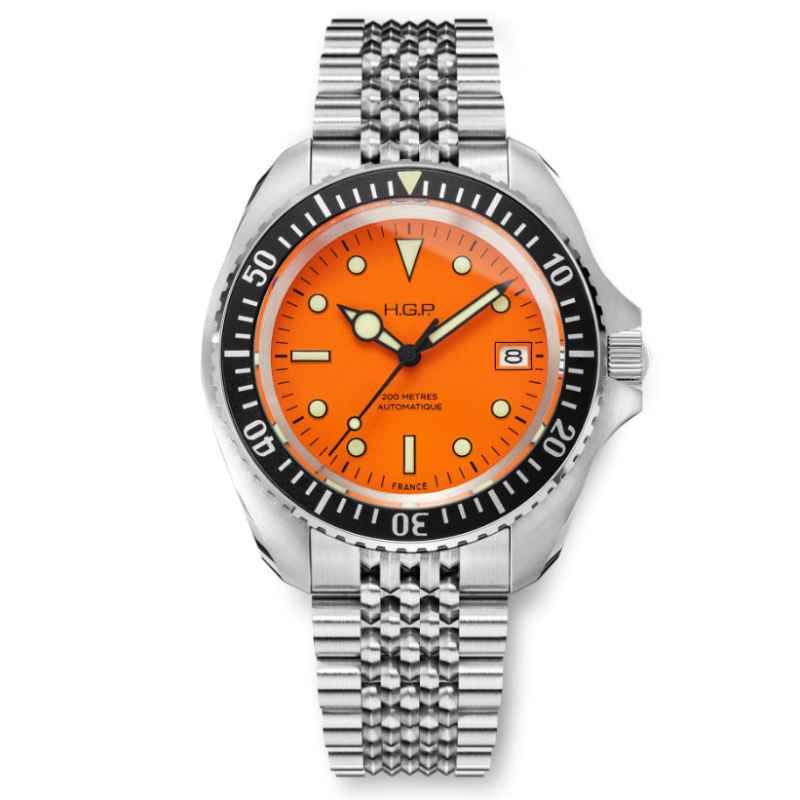 HGP - DIVER'S AUTOMATIC ORANGE WATCH 200M