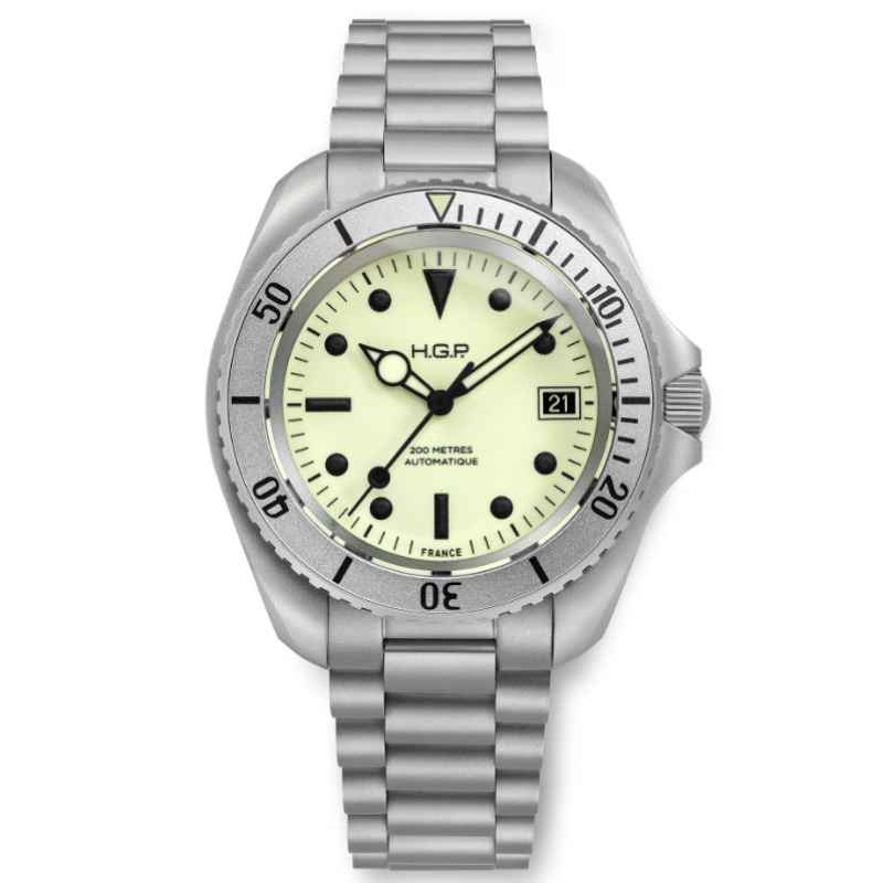 HGP - NIGHT DIVER'S AUTOMATIC FULL LUME WATCH 200M