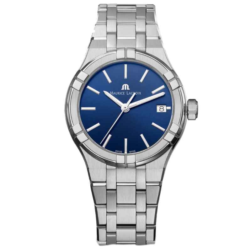 MAURICE LACROIX - AIKON QUARTZ DATE 35MM AI1106-SS002-430-1 WATCH