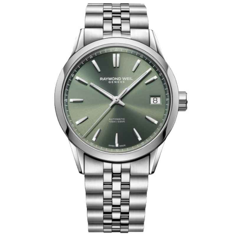 RAYMOND WEIL - FREELANCER DATA GREEN WATCH