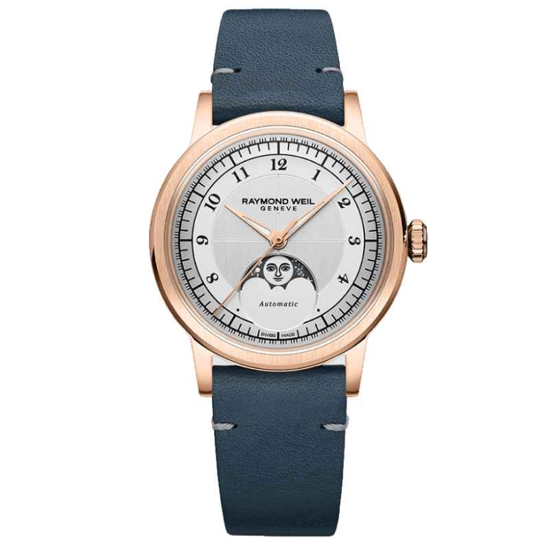 RAYMOND WEIL - MILLESIME AUTOMATIC MOON PHASE 2145-PC5-05650 WATCH