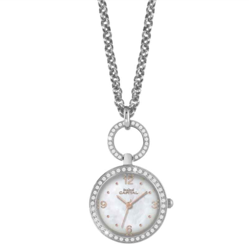 CAPITAL - GOLDEN HEART NECKLACE WATCH TX177