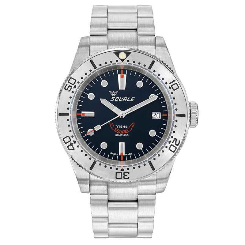 SQUALE - 1545 STEEL BLACK BRACELET WATCH 1545SSBK.AC