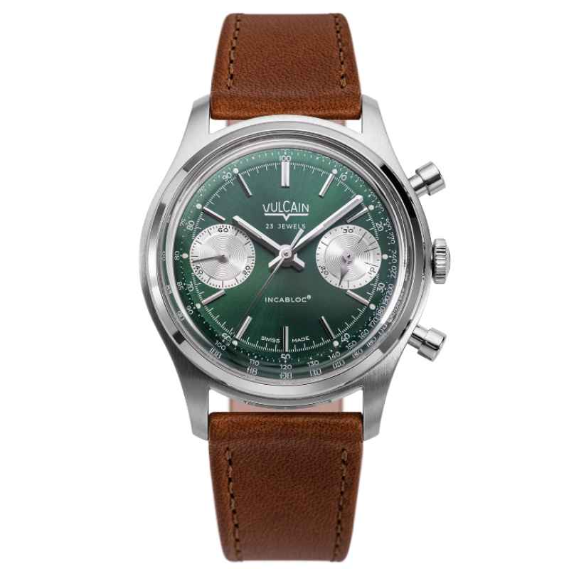 VULCAIN - ìCHRONOGRAPH GREEN 38 MM 640109A90.BAN248 WATCH