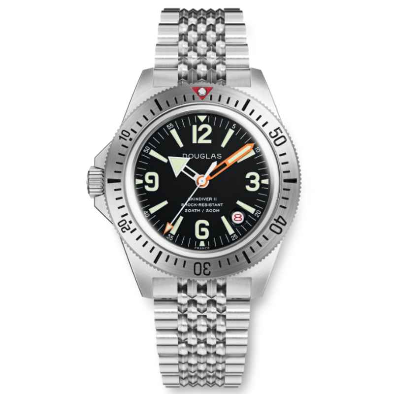 WOLBROOK - SKINDIVER II PROFESSIONAL DIVING NATURAL LUME WATCH