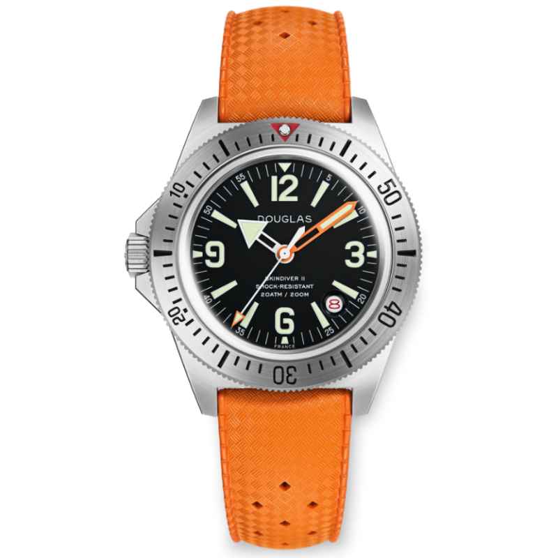 WOLBROOK - SKINDIVER II PROFESSIONAL DIVING TROPIC NATURAL LUME WATCH