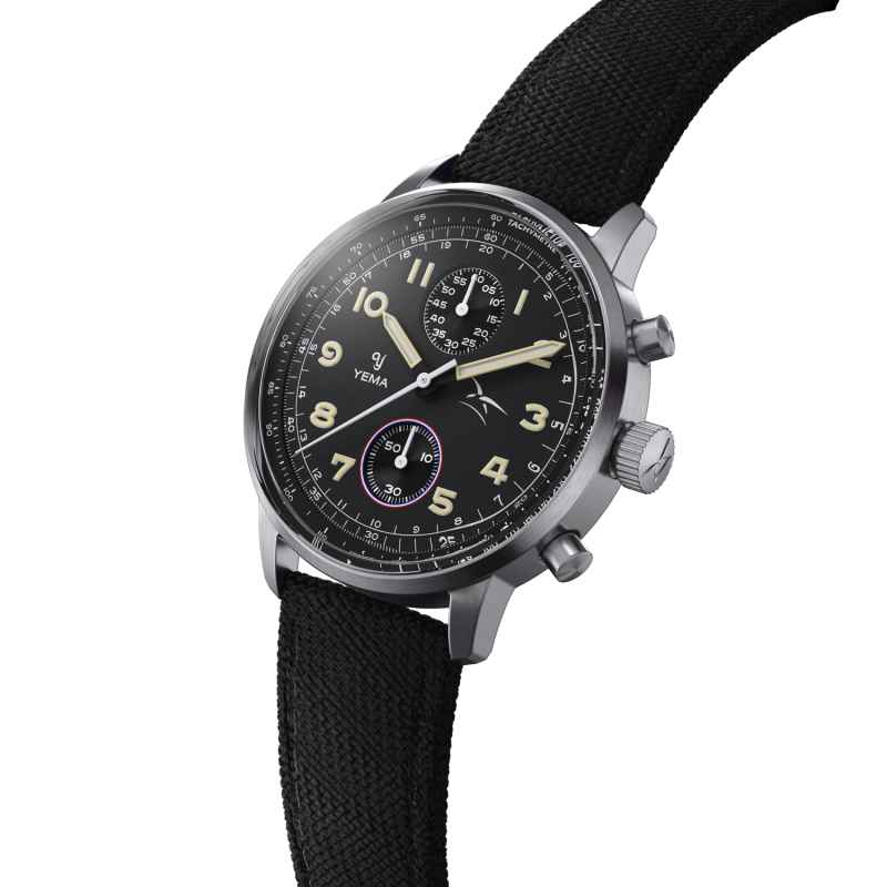 YEMA - FLYGRAF BI-COMPAX FRENCH AIR FORCE YMHF1582AA-AA WATCH