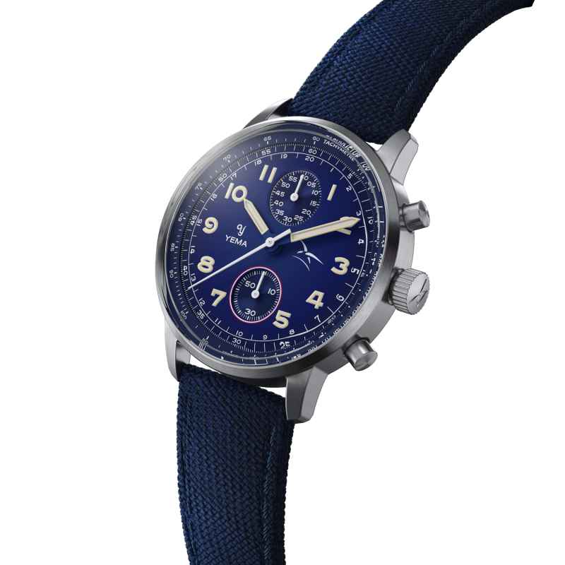 YEMA - FLYGRAF BI-COMPAX FRENCH AIR FORCE YMHF1582AA-GG WATCH