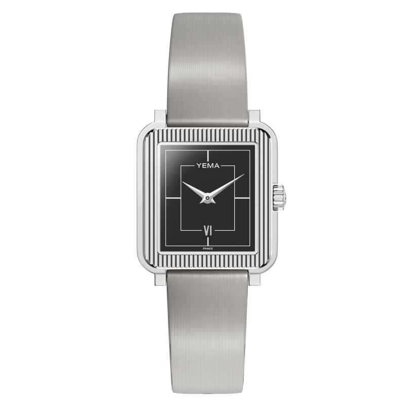 YEMA - RADIANCE STEEL / BLACK YMHF1586-AM WATCH