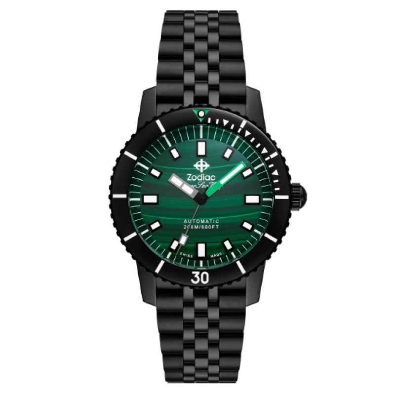 ZODIAC - COMPRESSION DIVER II STAINSELL STEEL ZO9314 WATCH