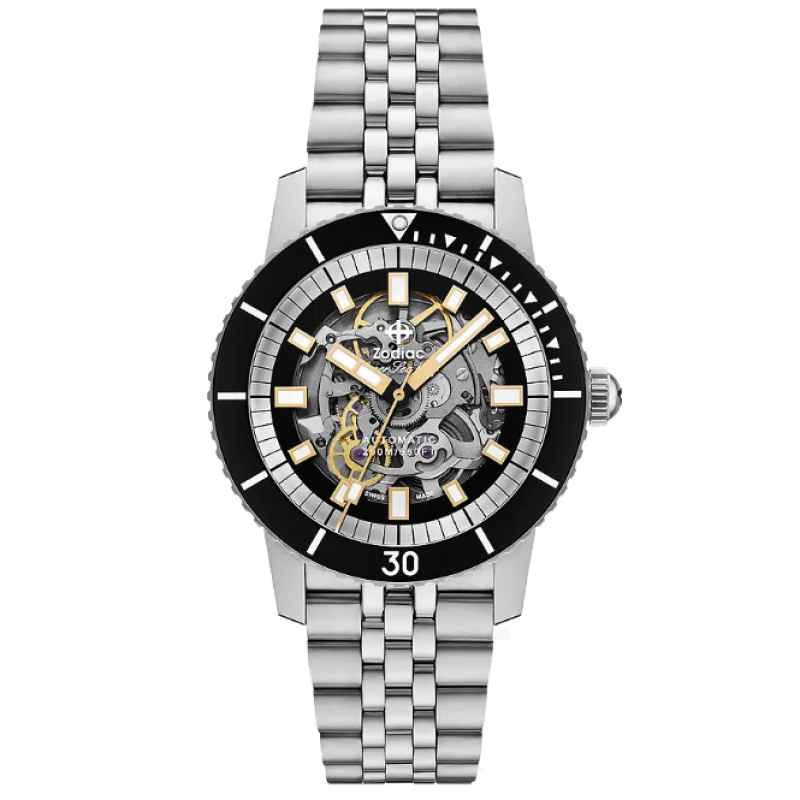 ZODIAC - COMPRESSION DIVER STAINLESS STEEL ZO9319 WATCH