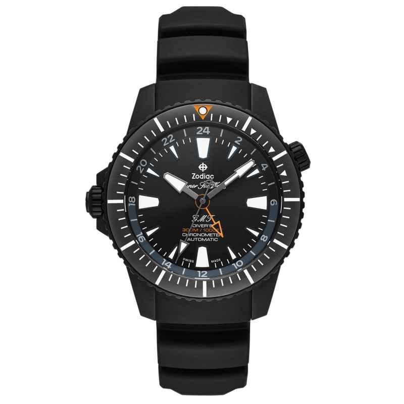 ZODIAC - LEFT HAND DRIVE PRO-DIVER GMT WATCH ZO3557