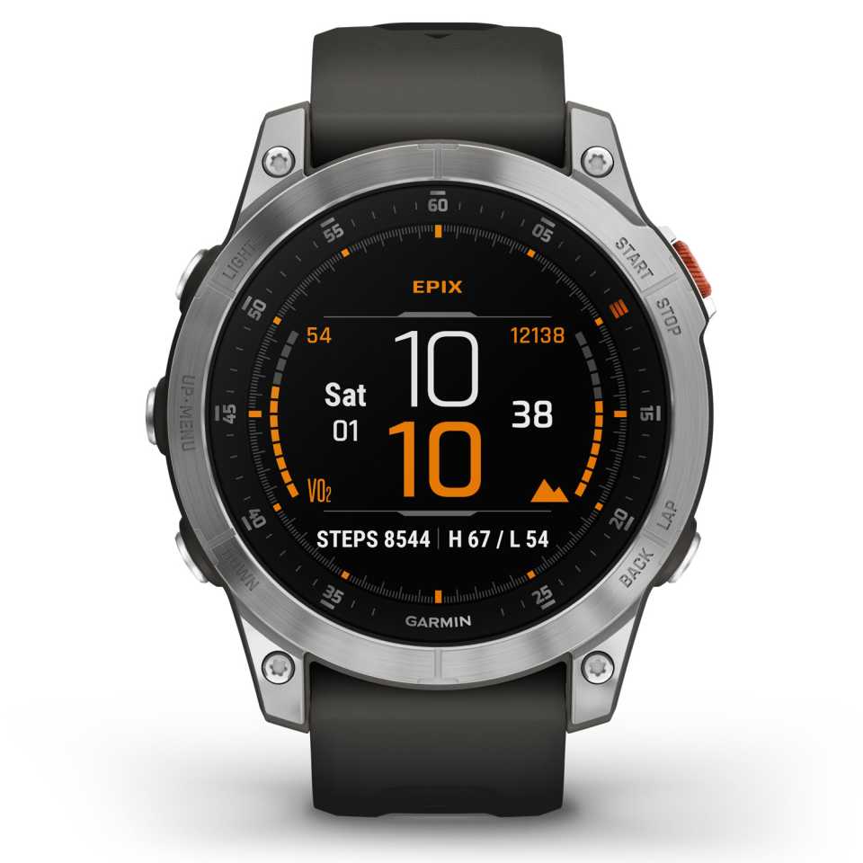 GARMIN - OROLOGIO EPIX 2- SLATE & STEEL 010-02582-01