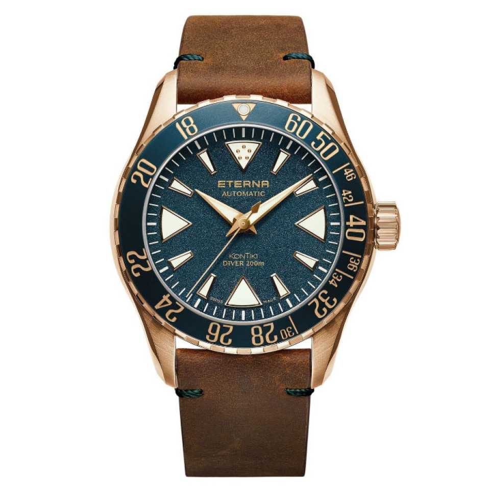 ETERNA - OROLOGIO KONTIKI BRONZE DIVER 44 MM BLU